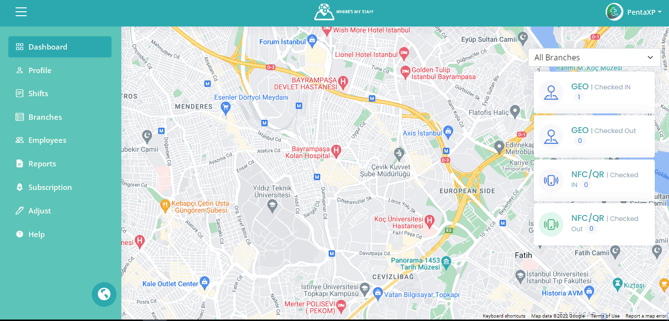 screenshot of Where's My Staff